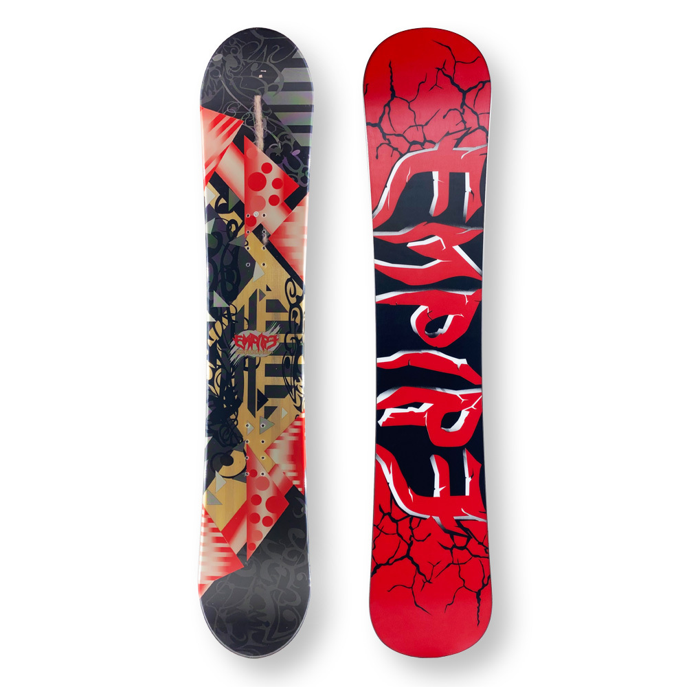 Snowboard 154.5cm Zero-One Red Twin Tip Camber Capped