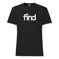 FIND 'Team Print' T-Shirt - Black