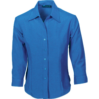 DNC Ladies Cool-Breathe Shirts - 3/4 Sleeve - Royal Blue