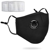 FIND™ Designer Black Face Masks with Filter