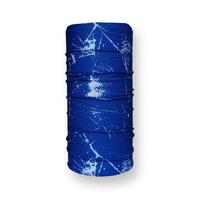 FIND™ Adult Tube Neckwear Abstract Blue and White