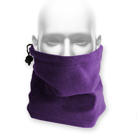 FIND™ Polar Fleece Neck Warmer Face Shield Neck Scarf Head Sock Purple