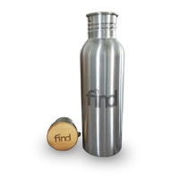 FIND™ 750ml Single Wall Stainless Steel Bottle 