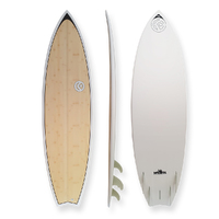 FIND™ Speedsta Polytec 6'4" Bamboo Surfboard