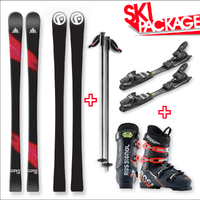 FIND™ Carve Capped Skis 148cm with Binding, Boots, Poles Package