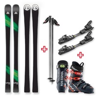 FIND™ Carve Capped Skis 158cm with Binding, Boots, Poles Package