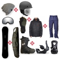 FIND™ Snowboard Package with Realm ATOP Cable Boot and TRACTION Binding + Men Head to Toe Package
