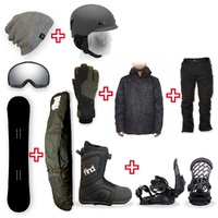 FIND™ Snowboard Package with Realm ATOP Cable Boot and TORK Binding + Men Head to Toe Package