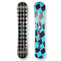 Five Forty Snowboard 158cm Reverse Black And White Flat Sidewall