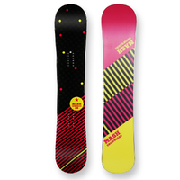 Mash Snowboard 142cm Strips Flat Sidewall
