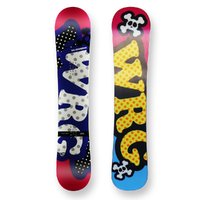 WRG Snowboard 140cm Pink/Blue Flat Sidewall