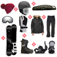 FIND™ FSX Sidewall Snowboard Package with Realm Lace Boot and TORK Binding + Women Head to Toe Package