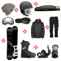 FIND™ FSX Sidewall Snowboard Package with Realm ATOP Cable Boot and TORK Binding + Men Head to Toe Package
