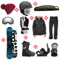 FIND™ Prism Sidewall Snowboard Package with Realm Lace Boot and TORK Binding + Women Head to Toe Package