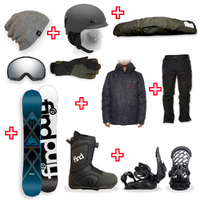 FIND™ Prism Sidewall Snowboard Package with Realm ATOP Cable Boot and TORK Binding + Men Head to Toe Package