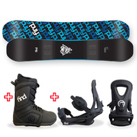 FIND™ Skull Sidewall Snowboard Package with Realm Lace Boot and TRACTION Binding