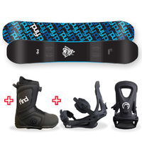 FIND™ Skull Sidewall Snowboard Package with Realm ATOP Cable Boot and TRACTION Binding