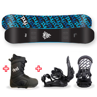 FIND™ Skull Sidewall Snowboard Package with Realm Lace Boot and TORK Binding
