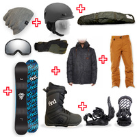 FIND™ Skull Sidewall Snowboard Package with Realm Lace Boot and TORK Binding + Men Head to Toe Package