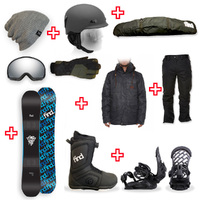 FIND™ Skull Sidewall Snowboard Package with Realm ATOP Cable Boot and TORK Binding + Men Head to Toe Package