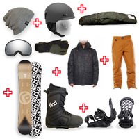 FIND™ Trip Sidewall Snowboard Package with Realm Lace Boot and TORK Binding + Men Head to Toe Package