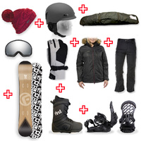 FIND™ Trip Sidewall Snowboard Package with Realm Lace Boot and TORK Binding + Women Head to Toe Package