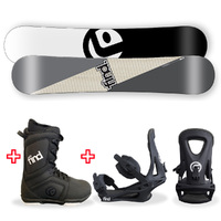 FIND™ Turbo Capped WIDE Snowboard Package with Realm Lace Boot and TRACTION Binding