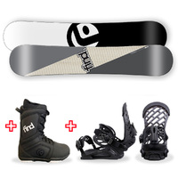 FIND™ Turbo Capped WIDE Snowboard Package with Realm Lace Boot and TORK Binding