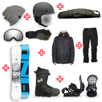 FIND™ Venture Sidewall Snowboard Package with Realm ATOP Cable Boot and TORK Binding + Men Head to Toe Package