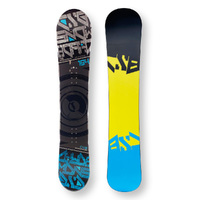 CSB Snowboard 154cm Freeride Blue Twin Tip Camber Capped