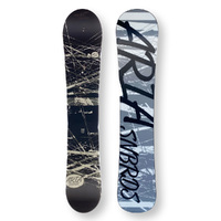 ARIA Snowboard 154.5cm Drawliner B/W & Grey Twin Tip Camber Capped