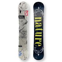NATURE Snowboard 157cm Limited 1 White Twin Tip Camber Capped