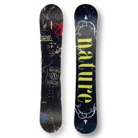 NATURE Snowboard 157cm Limited 1 Black Twin Tip Camber Capped
