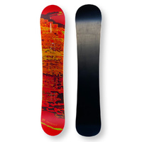 SANDSTORM Snowboard 154cm Red & Orange Twin Tip Camber Sidewall