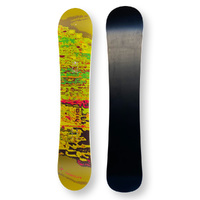 SANDSTORM Snowboard 150cm Green Twin Tip Flat Rocker Sidewall