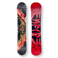 EMPIRE Snowboard 149cm Zero-One Red Twin Tip Camber Capped