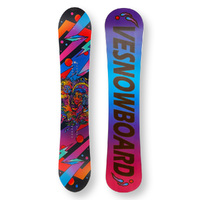 VE Snowboard 140cm Snowboard Stay Real Twin Tip Camber Sidewall