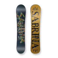 Sabrina Snowboard Rusty Flat with Tip Rocker Sidewall 141cm