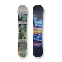 Sabrina Snowboard Surf Girl Flat with Tip Rocker Sidewall 143cm