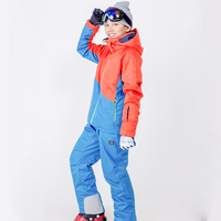 XP Lucas Men's Winter Snow Ski Jacket Orange/Blue