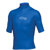Mirage Junior Lycra Rash Short Sleeve Shirt Blue