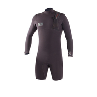 Ocean & Earth Mens One Zero Zip Long Sleeves Spring Suit - 2.5/2mm - Charcoal 