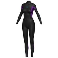 Crystal Women's Superstretch Steamer 3/2mm Wetsuits - Purple/Black - P